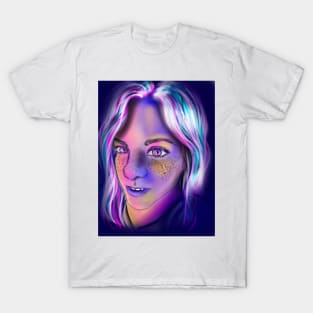 glowing girl T-Shirt